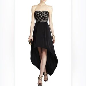 EUC SZ 2 BCBG Tess Eyelet Corset Ho-Lo Dress